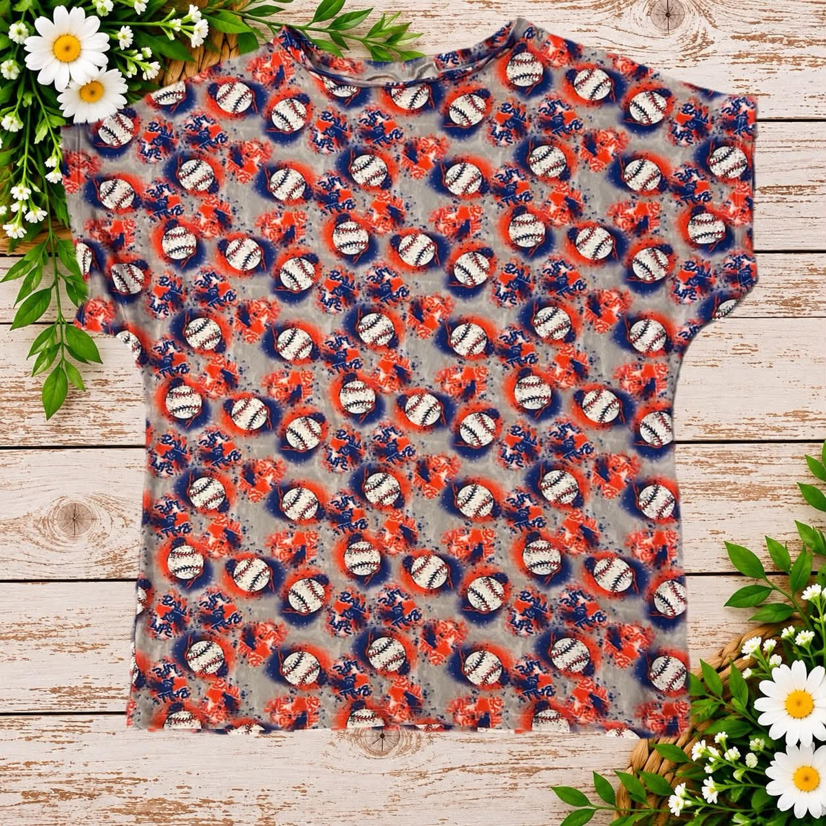 AM Baseball Lounge Top
