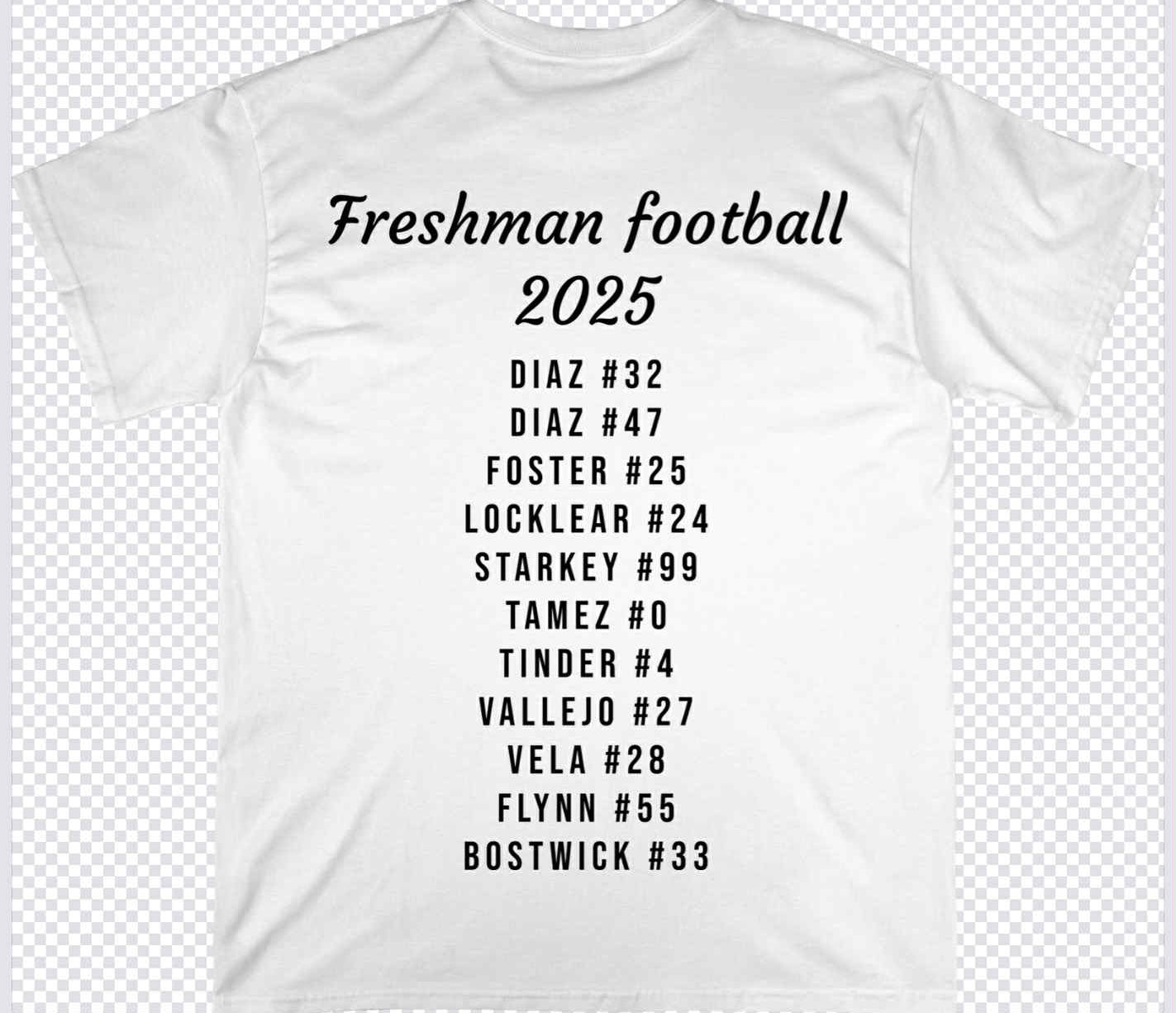 Adult T Shirt (unisex sizing) FOOTBALL