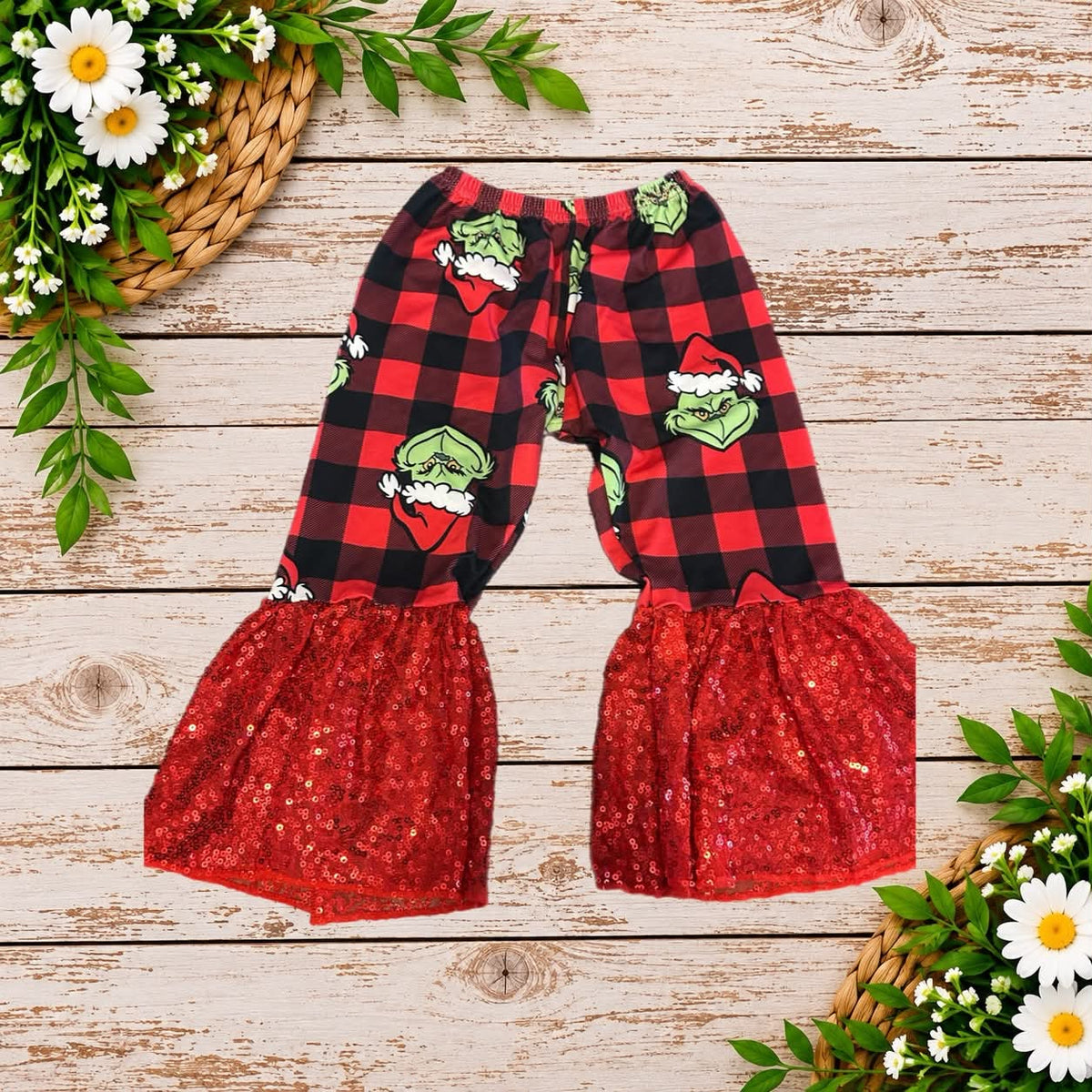 12/18 Grinch Pants- Not Handmade