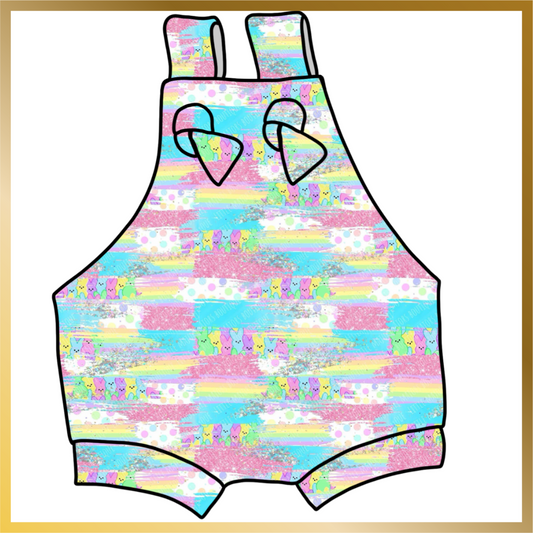 Easter Peeps Short Overall