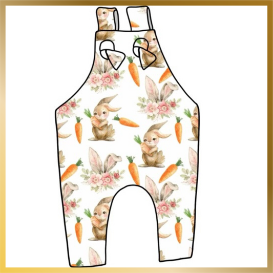 Easter Floral Pant Overall